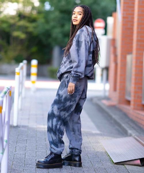 パンツ MERIHARI L TAG SWEAT PANTS TIE-DYE SWEAT PANTS