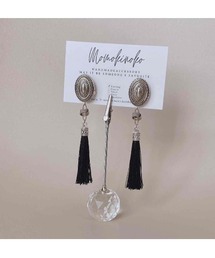 【MOMOKINOKO】コンチョロングタッセル(earring)(MA)