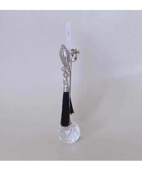 tone(トーン)の「【MOMOKINOKO】コンチョロングタッセル(earring)(MA)(イヤリング・レディース・ブラック/グレー/アイボリー/グリーン/ネイビー/ホワイト・FREE)」の8枚目の写真