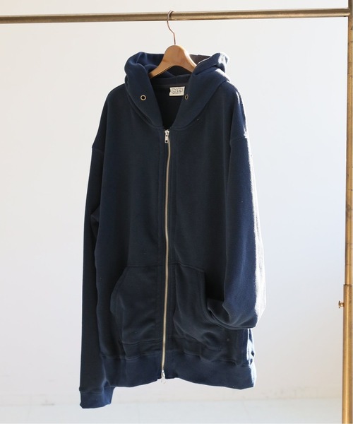 PHATEE（ファッティー）の「【Phatee / ファッティー】 別注 リサイクルフリースジップパーカー（パーカー・メンズ・ネイビー/カーキ・MEDIUM/LARGE/X-LARGE）」の19枚目の写真