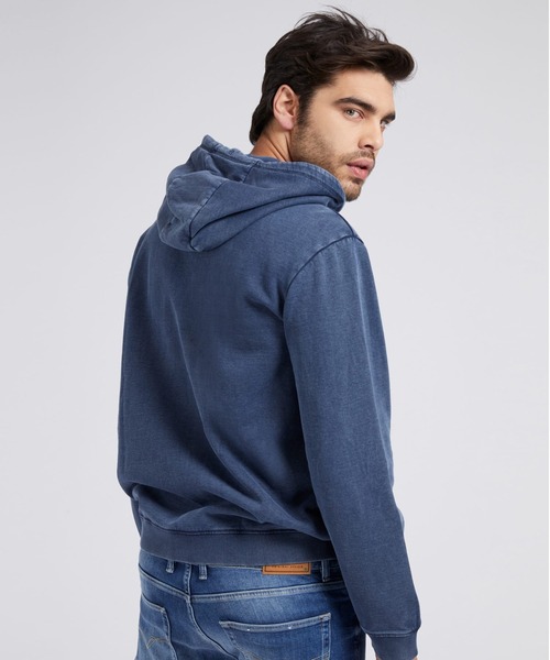 Guess（ゲス）の「Spencer Fleece Hoodie（パーカー・メンズ・ブラウン/グレー/オレンジ/ブルー・SMALL/MEDIUM/LARGE）」の11枚目の写真
