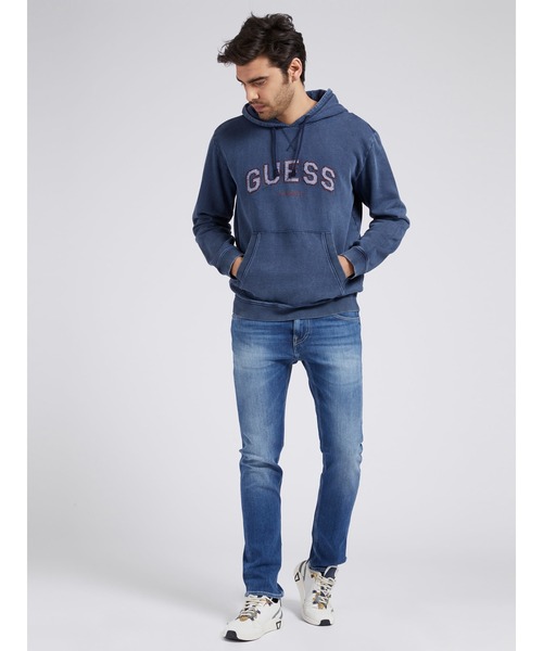 Guess（ゲス）の「Spencer Fleece Hoodie（パーカー・メンズ・ブラウン/グレー/オレンジ/ブルー・SMALL/MEDIUM/LARGE）」の10枚目の写真