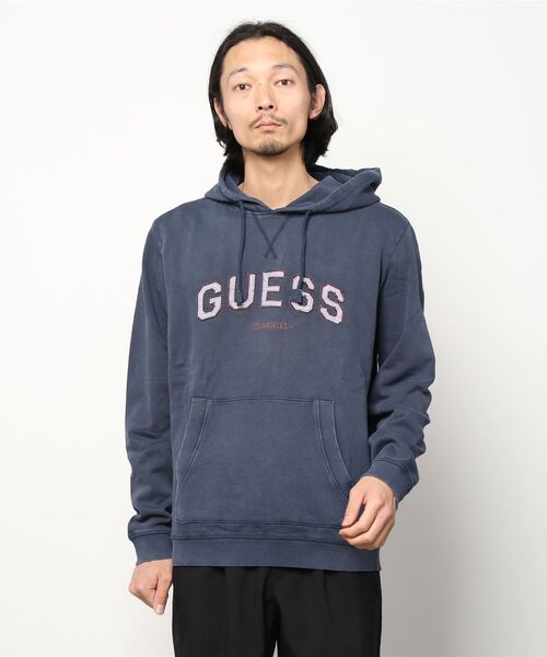 Guess（ゲス）の「Spencer Fleece Hoodie（パーカー・メンズ・ブラウン/グレー/オレンジ/ブルー・SMALL/MEDIUM/LARGE）」の15枚目の写真