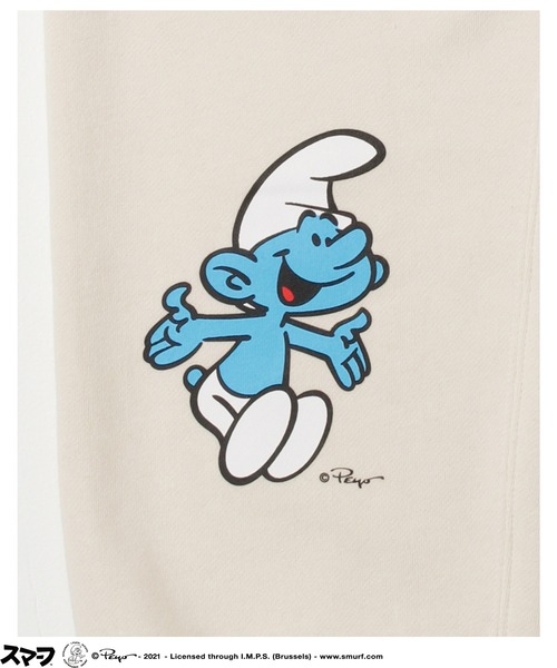 Mac-House(マックハウス)の「Smurf スマーフ プリント スウェットパンツ(スウェットパンツ・メンズ・アイボリー/ブラック・L/M)」の9枚目の写真