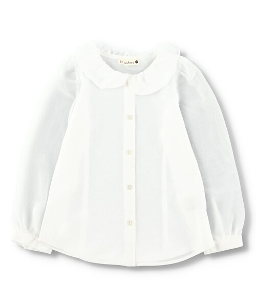 BRANSHES（ブランシェス）の「【キメ服】襟付きブラウス（シャツ/ブラウス・キッズ・オフホワイト・110cm/120cm/130cm）」の22枚目の写真