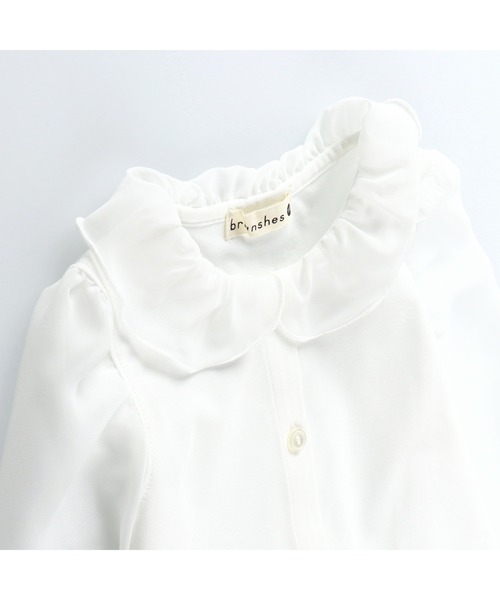BRANSHES（ブランシェス）の「【キメ服】襟付きブラウス（シャツ/ブラウス・キッズ・オフホワイト・110cm/120cm/130cm）」の3枚目の写真