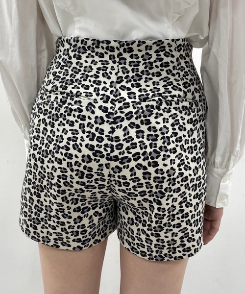 one after another NICE CLAUP（ワンアフターアナザーナイスクラップ）の「【美脚効果抜群！】シンプルショートパンツ（その他パンツ・レディース・ブラック/ブラウン/レオパード・FREE）」の12枚目の写真