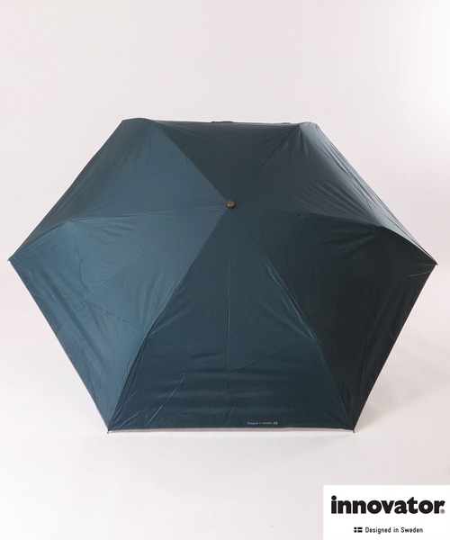 innovator（イノベーター）の「innovator 晴雨兼用折りたたみ傘　60㎝（折りたたみ傘・レディース・オレンジ/ブルー/ブラック/ベージュ/ネイビー/C/A/B・60）」の4枚目の写真