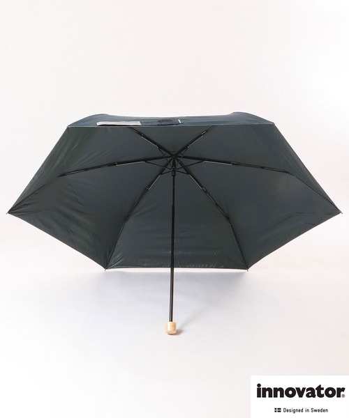 innovator（イノベーター）の「innovator 晴雨兼用折りたたみ傘　60㎝（折りたたみ傘・レディース・オレンジ/ブルー/ブラック/ベージュ/ネイビー/C/A/B・60）」の9枚目の写真