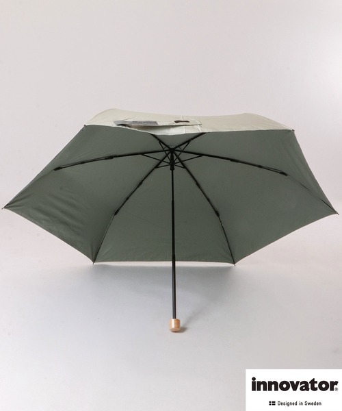 innovator（イノベーター）の「innovator 晴雨兼用折りたたみ傘　60㎝（折りたたみ傘・レディース・オレンジ/ブルー/ブラック/ベージュ/ネイビー/C/A/B・60）」の11枚目の写真