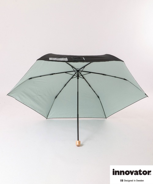 innovator（イノベーター）の「innovator 晴雨兼用折りたたみ傘　60㎝（折りたたみ傘・レディース・オレンジ/ブルー/ブラック/ベージュ/ネイビー/C/A/B・60）」の13枚目の写真