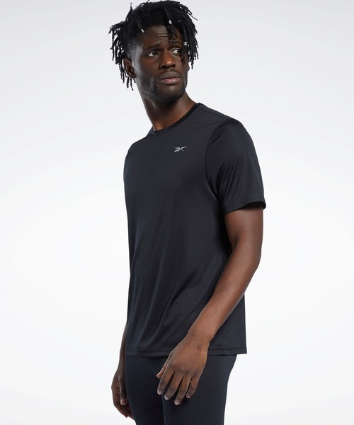 Reebok（リーボック）の「ランニング テック Tシャツ /（Tシャツ/カットソー・メンズ・スカイブルー/ブラック・SMALL/MEDIUM/LARGE/X-LARGE/XX-LARGE/X-SMALL/XXX-LARGE）」の2枚目の写真