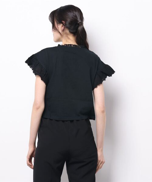 Swankiss（スワンキス）の「HS angel print T（Tシャツ/カットソー・レディース・ホワイト/ブラック/ブラウン・FREE）」の5枚目の写真