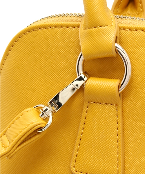 DISCOAT（ディスコート）の「【Discoat】かぎ付2WAY天丸ボストン（ボストンバッグ・レディース・ブラック/マスタード/ガンメタ・ﾌﾘ-）」の6枚目の写真