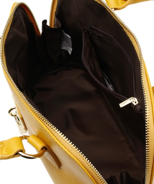 DISCOAT（ディスコート）の「【Discoat】かぎ付2WAY天丸ボストン（ボストンバッグ・レディース・ブラック/マスタード/ガンメタ・ﾌﾘ-）」の8枚目の写真