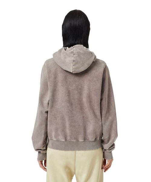 DIESEL(ディーゼル)の「レディース スウェット パーカー 製品染め レギュラーフィット(パーカー・レディース・パープル/イエロー/オレンジ・SMALL/MEDIUM/LARGE/X-SMALL)」の17枚目の写真