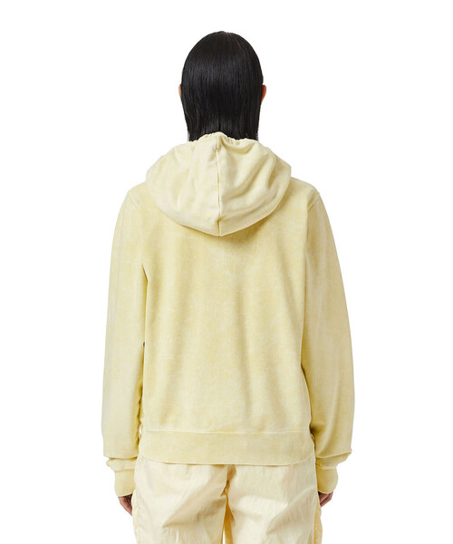 DIESEL(ディーゼル)の「レディース スウェット パーカー 製品染め レギュラーフィット(パーカー・レディース・パープル/イエロー/オレンジ・SMALL/MEDIUM/LARGE/X-SMALL)」の22枚目の写真