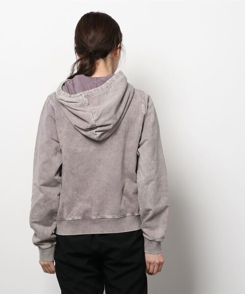 DIESEL(ディーゼル)の「レディース スウェット パーカー 製品染め レギュラーフィット(パーカー・レディース・パープル/イエロー/オレンジ・SMALL/MEDIUM/LARGE/X-SMALL)」の4枚目の写真