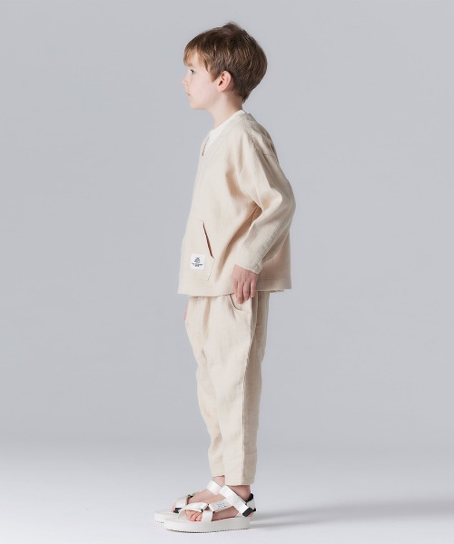 Smoothy（スムージー）の「Smoothy Mexican pullover shirts / スムージー メキシカンプルオーバーシャツ（シャツ/ブラウス・キッズ・サックスブルー/アイボリー/チャコールグレー・XL/S/M/L）」の7枚目の写真