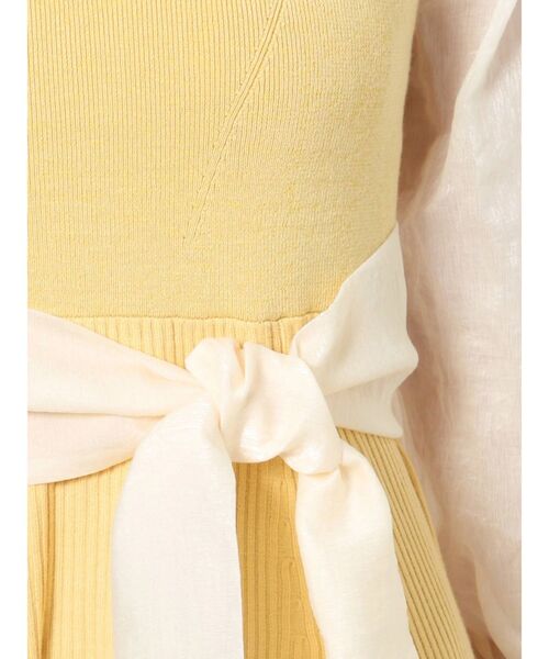 LAGUNAMOON（ラグナムーン）の「ビスチェニットドッキングワンピース（ワンピース・レディース・ベージュ/イエロー/ラベンダー・SMALL/MEDIUM）」の10枚目の写真