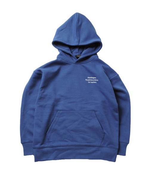 GLAZOS（グラソス）の「裏毛・ロゴプリントプルパーカー【セットアップ対応】（パーカー・キッズ・オレンジ/ブルー/グリーン・140cm/130cm/170cm/160cm/150cm）」の2枚目の写真