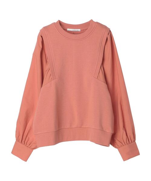 Green　Parks（グリーンパークス）の「・ELENCARE DUE ウラケ×フハクプルオーバー（Tシャツ/カットソー・レディース・イエロー/オフホワイト/オレンジ/チャコールグレー・FREE）」の7枚目の写真