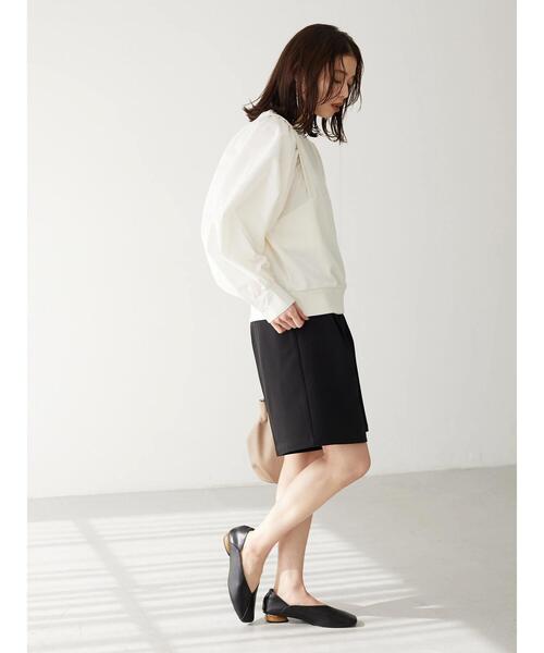 Green　Parks（グリーンパークス）の「・ELENCARE DUE ウラケ×フハクプルオーバー（Tシャツ/カットソー・レディース・イエロー/オフホワイト/オレンジ/チャコールグレー・FREE）」の11枚目の写真