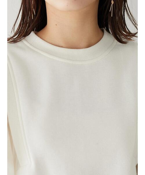 Green　Parks（グリーンパークス）の「・ELENCARE DUE ウラケ×フハクプルオーバー（Tシャツ/カットソー・レディース・イエロー/オフホワイト/オレンジ/チャコールグレー・FREE）」の14枚目の写真