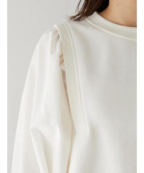 Green　Parks（グリーンパークス）の「・ELENCARE DUE ウラケ×フハクプルオーバー（Tシャツ/カットソー・レディース・イエロー/オフホワイト/オレンジ/チャコールグレー・FREE）」の15枚目の写真