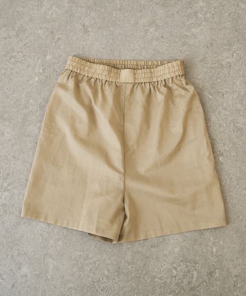 Whim Gazette(ウィムガゼット)の「リネンレイヤードパンツ(スラックス・レディース・ブラック/ベージュ・FREE)」の20枚目の写真