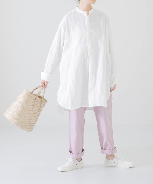 かぐれ（カグレ）の「リネンチュニックシャツ（チュニック）」 - WEAR