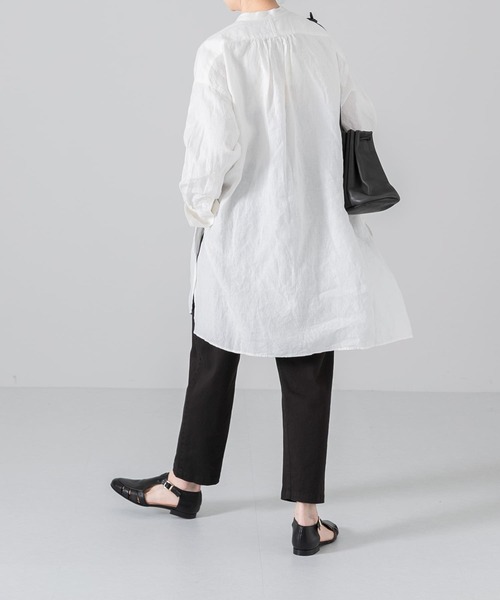 かぐれ（カグレ）の「リネンチュニックシャツ（チュニック）」 - WEAR