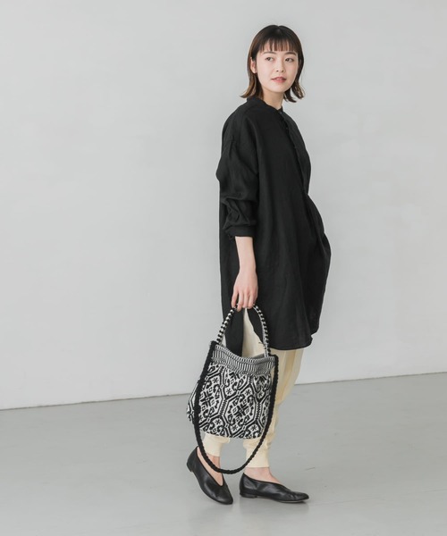かぐれ（カグレ）の「リネンチュニックシャツ（チュニック）」 - WEAR