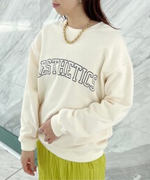 UNTITLED | 裏毛ロゴスウェット【洗える】(スウェット)