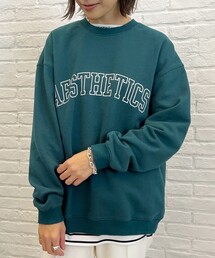 UNTITLED | 裏毛ロゴスウェット【洗える】(スウェット)