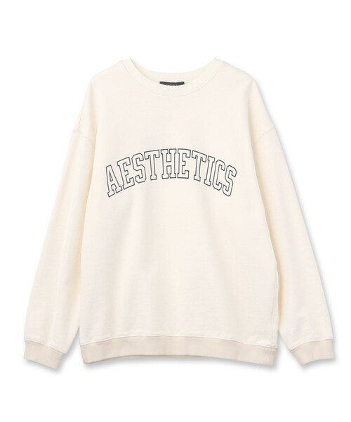 UNTITLED（アンタイトル）の「◆【STORY掲載】裏毛ロゴスウェット＜洗える＞（スウェット・レディース・グレー/オフホワイト/グリーン・02/00/44/48/04）」の4枚目の写真