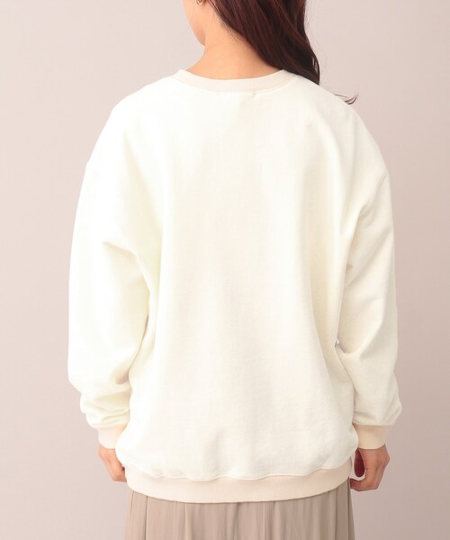 UNTITLED（アンタイトル）の「◆【STORY掲載】裏毛ロゴスウェット＜洗える＞（スウェット・レディース・グレー/オフホワイト/グリーン・02/00/44/48/04）」の7枚目の写真