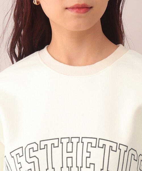 UNTITLED（アンタイトル）の「◆【STORY掲載】裏毛ロゴスウェット＜洗える＞（スウェット・レディース・グレー/オフホワイト/グリーン・02/00/44/48/04）」の8枚目の写真