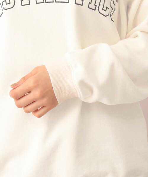 UNTITLED（アンタイトル）の「◆【STORY掲載】裏毛ロゴスウェット＜洗える＞（スウェット・レディース・グレー/オフホワイト/グリーン・02/00/44/48/04）」の9枚目の写真