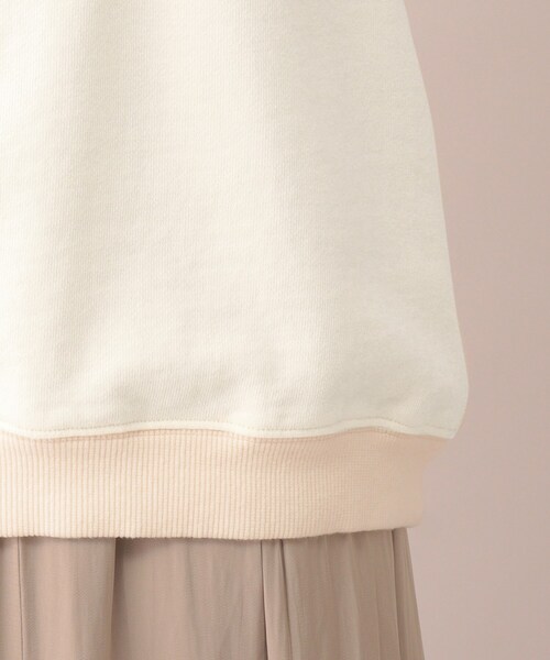 UNTITLED（アンタイトル）の「◆【STORY掲載】裏毛ロゴスウェット＜洗える＞（スウェット・レディース・グレー/オフホワイト/グリーン・02/00/44/48/04）」の10枚目の写真