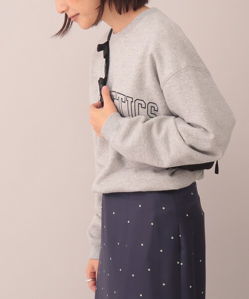 UNTITLED（アンタイトル）の「◆【STORY掲載】裏毛ロゴスウェット＜洗える＞（スウェット・レディース・グレー/オフホワイト/グリーン・02/00/44/48/04）」の14枚目の写真