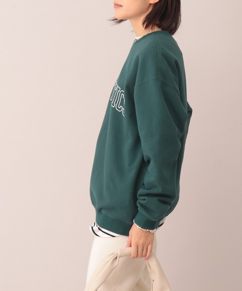 UNTITLED（アンタイトル）の「◆【STORY掲載】裏毛ロゴスウェット＜洗える＞（スウェット・レディース・グレー/オフホワイト/グリーン・02/00/44/48/04）」の19枚目の写真