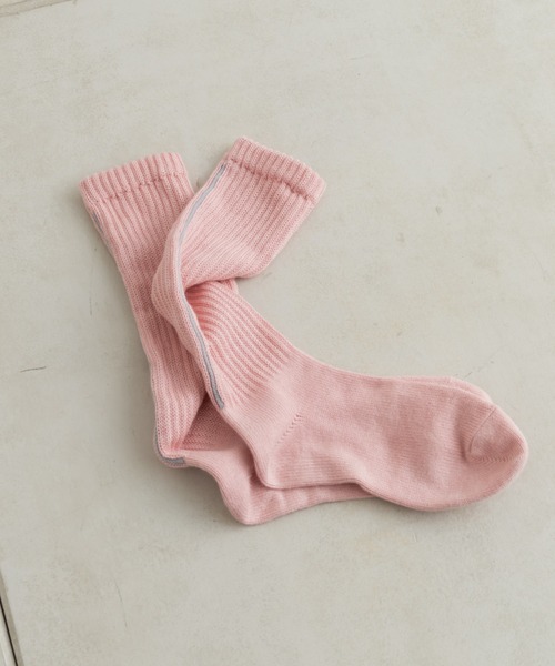 Kastane（カスタネ）の「バックラインソックス（ソックス/靴下・レディース・ライトグレー/サックスブルー/アイボリー/イエロー/ピンク・FREE）」の5枚目の写真