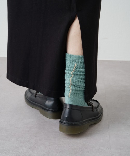 Kastane（カスタネ）の「バックラインソックス（ソックス/靴下・レディース・ライトグレー/サックスブルー/アイボリー/イエロー/ピンク・FREE）」の7枚目の写真