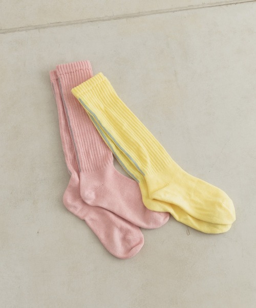 Kastane（カスタネ）の「バックラインソックス（ソックス/靴下・レディース・ライトグレー/サックスブルー/アイボリー/イエロー/ピンク・FREE）」の17枚目の写真
