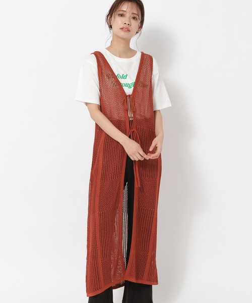 mysty woman(ミスティウーマン)の「グラフィックロゴカラーT 274921(Tシャツ/カットソー・レディース・ネイビー/オフホワイト/ライトピンク/ライトベージュ・FREE)」の7枚目の写真
