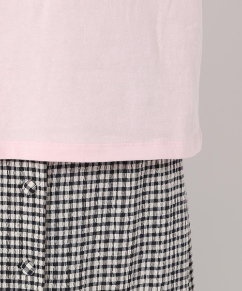 mysty woman(ミスティウーマン)の「グラフィックロゴカラーT 274921(Tシャツ/カットソー・レディース・ネイビー/オフホワイト/ライトピンク/ライトベージュ・FREE)」の16枚目の写真
