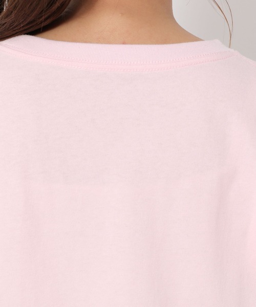 mysty woman(ミスティウーマン)の「グラフィックロゴカラーT 274921(Tシャツ/カットソー・レディース・ネイビー/オフホワイト/ライトピンク/ライトベージュ・FREE)」の17枚目の写真