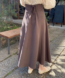 one after another NICE CLAUP | WEB限定 バックレースアップフレアロングスカート(スカート)