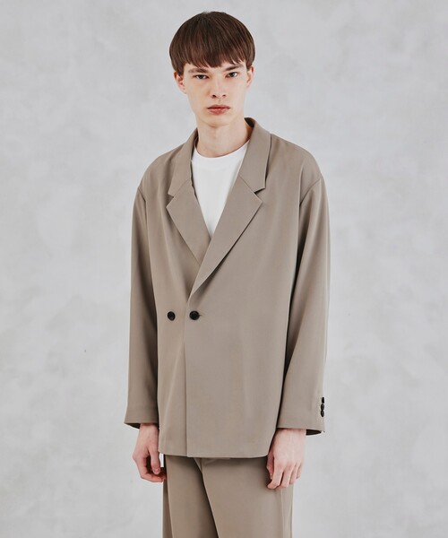 tk.TAKEO KIKUCHI（ティーケータケオキクチ）の「◆フロントカケカエシャツジャケット（テーラードジャケット・メンズ・ブラック/ブルー/サンドベージュ・01/02/03）」の3枚目の写真